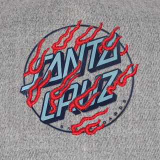 Santa Cruz Skateboards Hat Inferno Dot Snapback Mid Heather Grey/Navy