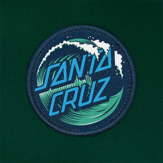 Santa Cruz Skateboards Hat Wave Dot Snapback Mid Forest/Navy