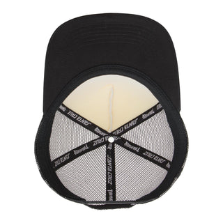Santa Cruz Skateboards Hat Thrasher Screaming Logo Mesh Trucker White/Black