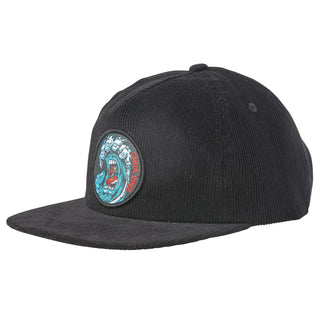 Santa Cruz Skateboards Hat Screaming Wave Snapback Black