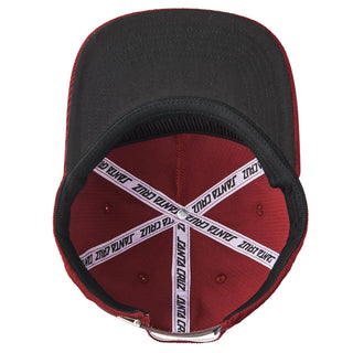 Santa Cruz Skateboards Hat Screaming Wave Strapback Maroon OS