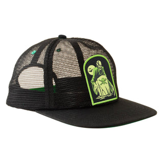 Creature Skateboards Hat Fiend Flash Snapback Black Mesh