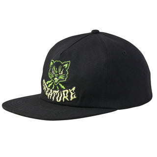 Creature Skateboards Hat The Creeper Strapback Black