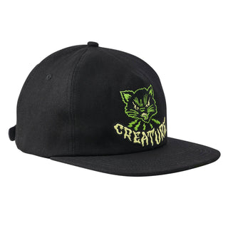 Creature Skateboards Hat The Creeper Strapback Black