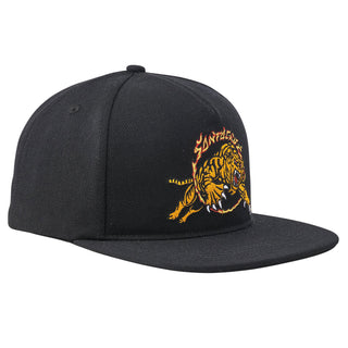Santa Cruz Skateboards Hat Salba Tiger Snapback Black OS