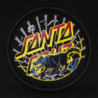 Santa Cruz Skateboard Hat Kendall Wolf Dot Black OS