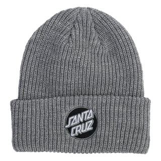 Santa Cruz Skateboard Beanie Other Dot Long Shoreman Heather Grey OS