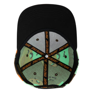 Santa Cruz Skateboards Hat Cruz Label Snapback Rich Camo