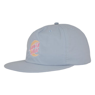 Santa Cruz Skateboards Hat Mini Moon Dot Snapback Womens Powder