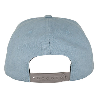 Santa Cruz Skateboards Hat Screaming Hand Snapback Light Denim