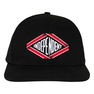 Independent Trucks Hat Scroll 2 Snapback Unstructured Black