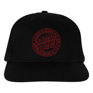 Santa Cruz Skateboards Hat Loco Dot Snapback Black