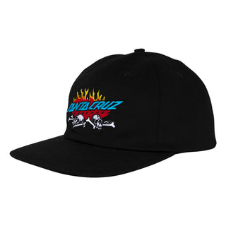 Santa Cruz Skateboards Hat Salba Voodoo Pit Snapback Unstructured Black