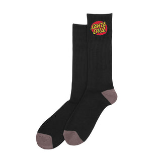 Santa Cruz Socks Cruz Crew Black 2 Pairs