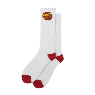 Santa Cruz Socks Cruz Crew White 2 Pairs