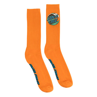 Santa Cruz Skateboards Socks Wave Dot Crew Orange