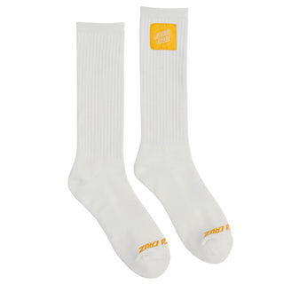 Santa Cruz Skateboards Socks Venture Opus Eco Crew Eco Off White