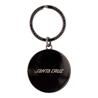 Santa Cruz Skateboards Key Chain Wave Dot Dark Gunmetal