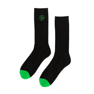 Creature Skateboards Socks Contrast Crew Black