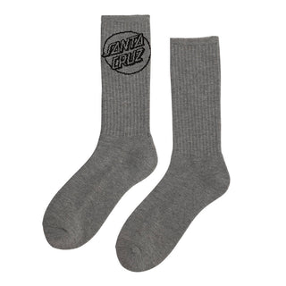 Santa Cruz Skateboards Socks Opus Eco Dot Crew Eco Gunmetal Heather