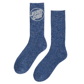 Santa Cruz Skateboards Socks Opus Eco Dot Crew Eco Heather Navy
