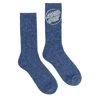 Santa Cruz Skateboards Socks Opus Eco Dot Crew Eco Heather Navy