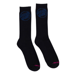 Santa Cruz Skateboards Socks Most Radiant Dot Crew Black