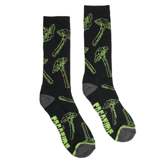 Creature Skateboards Socks Fiend Flash Tall Black