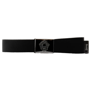 Creature Skateboard Belt Bonehead Flame Web Black  OS