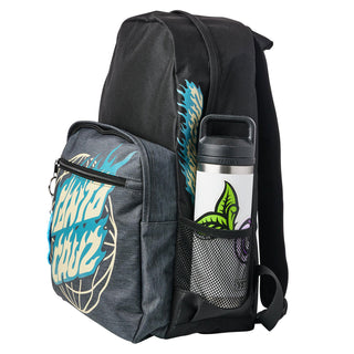 Santa Cruz Skateboards Backpack Global Flame Dot Black