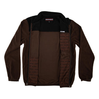 Independent Trucks Coat BTG Fleece Jacket Dark Brown/Black