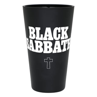 OJ Wheels Black Sabbath Pint Glass Black Frosted