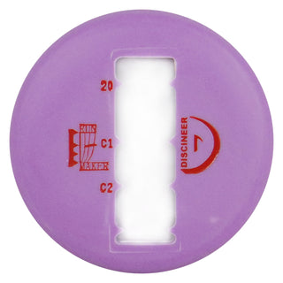 Discineer Run Maker Disc Golf Distance Estimating Mini Marker for Circle 1 & 2 - Purple/Red