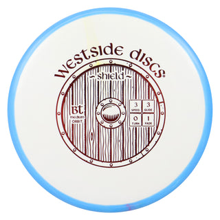 Westside Disc Golf BT Medium Orbit Shield Putter 3/3/0/1 White Blue/Red 173 grams