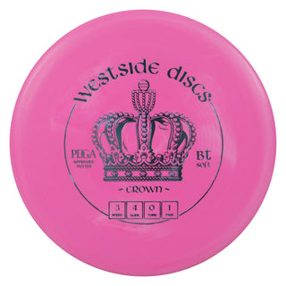 Westside Disc Golf BT Soft Crown Putter 3/4/0/1 Pink/Slate 176 grams
