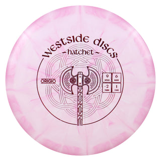 Westside Disc Golf Origio Burst Hatchet Fairway Driver 9/6/-2/1 Pink/Red 173 grams