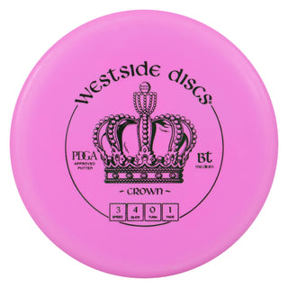 Westside Disc Golf BT Medium Crown Putter 3/4/0/1 Pink/Green 174 grams