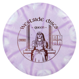 Westside Disc Golf Origio Burst Queen Distance Driver 14/5/-3/2 Purple/Rose Gold 174 grams