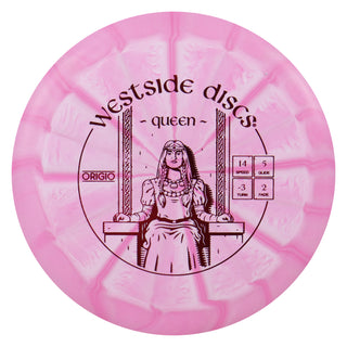 Westside Disc Golf Origio Burst Queen Distance Driver 14/5/-3/2 Pink/Red 176 grams