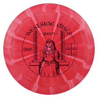 Westside Disc Golf Origio Burst Queen Distance Driver 14/5/-3/2 Red/Purple 176 grams