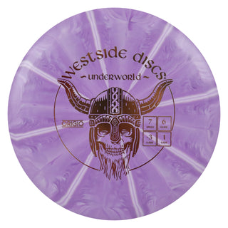 Westside Disc Golf Fairway Driver Origio Burst Underworld 7/6/-3/1 Purple/Gold 174 grams