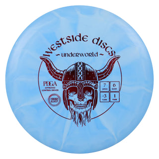 Westside Disc Golf Fairway Driver Origio Burst Underworld 7/6/-3/1 Blue/Red 173 grams