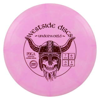 Westside Disc Golf Fairway Driver Origio Burst Underworld 7/6/-3/1 Light Pink/Red 176 grams