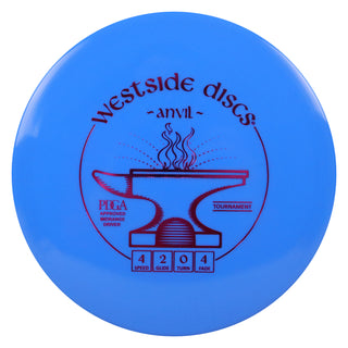 Westside Disc Golf Tournament Anvil Midrange 4/2/0/4 Blue/Purple 175 grams