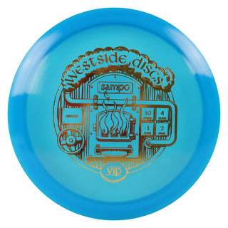 Westside Disc Golf VIP Sampo Fairway Driver 10/4/-1/2 Blue/Gold 176 grams
