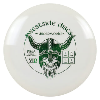 Westside Discs Disc Golf VIP Underworld Fairway Driver 7/6/-3/1 White/Green 176 grams