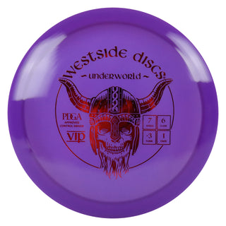 Westside Discs Disc Golf VIP Underworld Fairway Driver 7/6/-3/1 Purple/Red 161 grams
