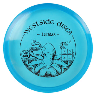 Westside Disc Golf VIP Ice Tursas Midrange 5/5/-2/1 Blue/Black 178 grams