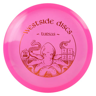 Westside Disc Golf VIP Ice Tursas Midrange 5/5/-2/1 Pink/Orange 180 grams