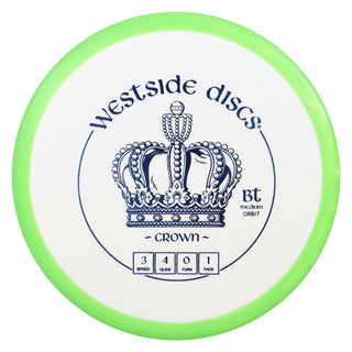Westside Disc Golf BT Medium Orbit Crown Putter 3/4/0/1 White Green/Blue 173 grams